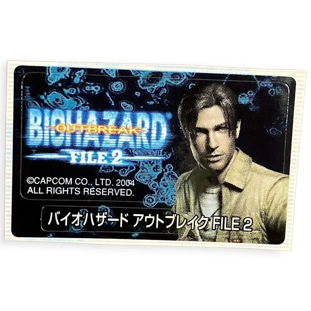 Sony PlayStation‎ 2 PS2 Resident Evil Outbreak File 2 David Memory Card Sticker